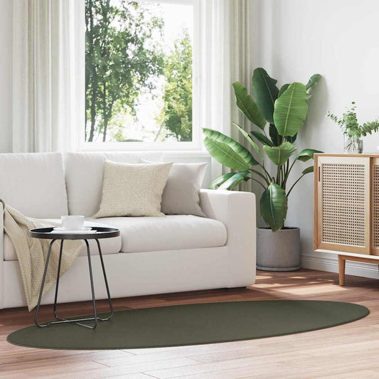 Tappeto HUARTE Verde Foresta 100 x 200 cm 100% Poliestere