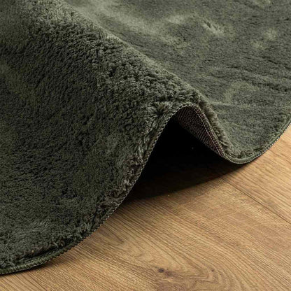Tappeto HUARTE Verde Foresta 170 x 120 cm 100% Poliestere