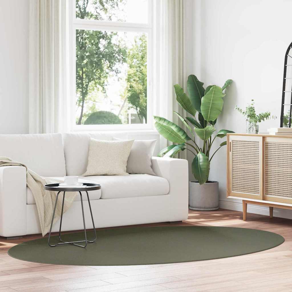 Tappeto HUARTE Verde Foresta 230 x 160 cm 100% Poliestere