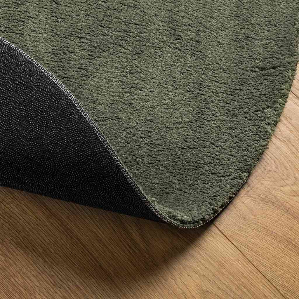Tappeto HUARTE Verde foresta 80 x 150 cm Poliestere | homemem39