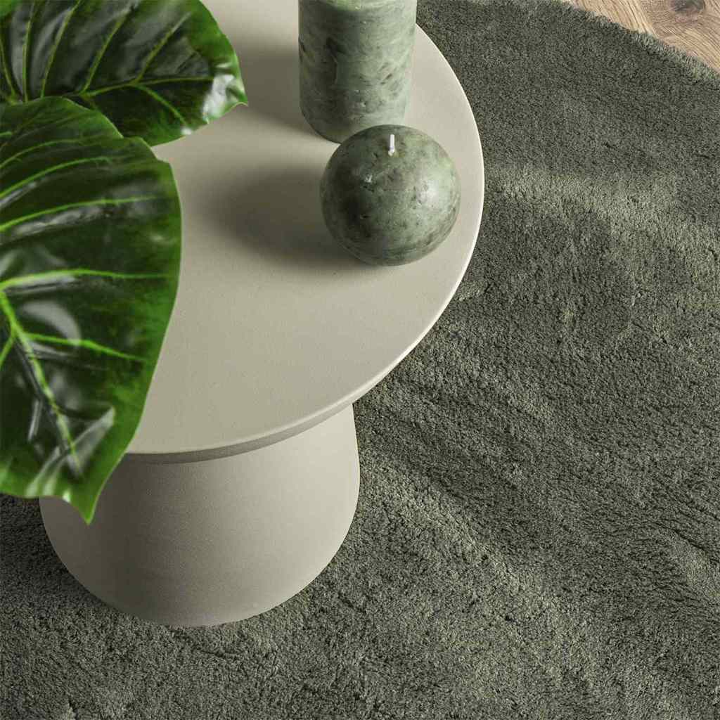 Tappeto HUARTE Verde foresta 80 x 150 cm Poliestere | homemem39