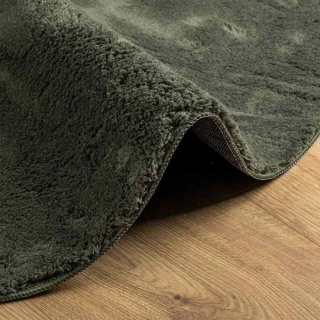 Tappeto HUARTE Verde foresta 80 x 150 cm Poliestere | homemem39