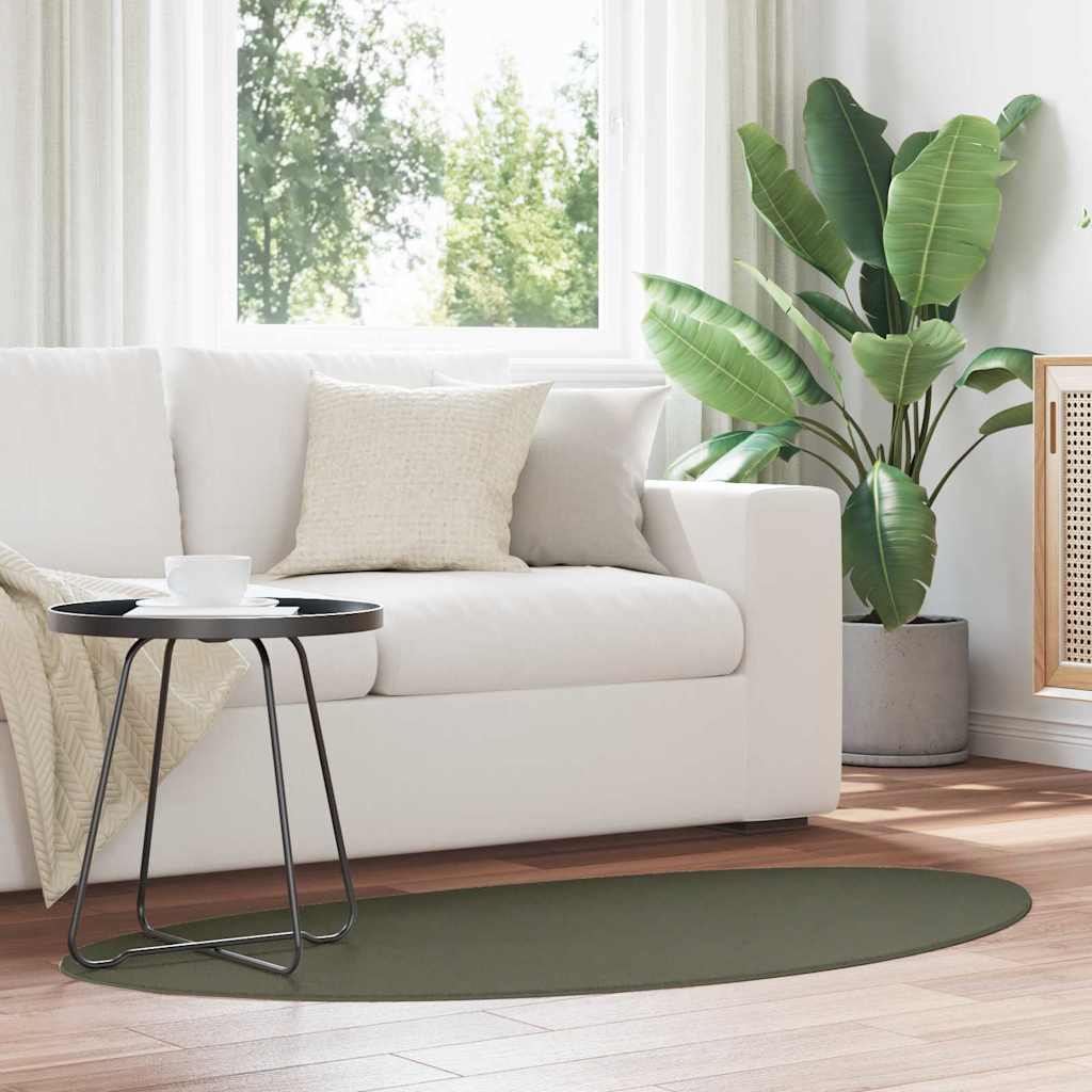 Tappeto HUARTE Verde foresta 80 x 150 cm Poliestere | homemem39