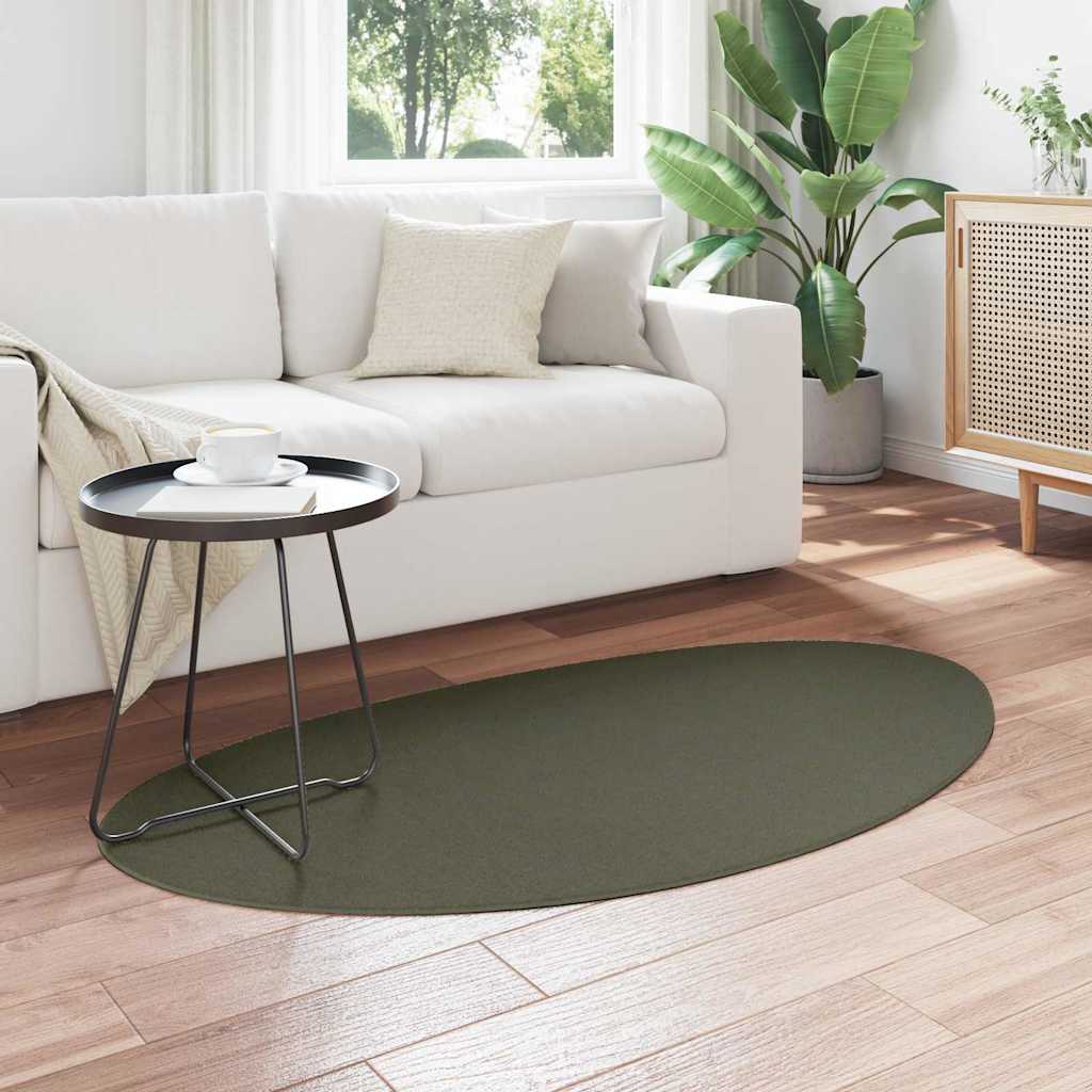 Tappeto HUARTE Verde foresta 80 x 150 cm Poliestere | homemem39
