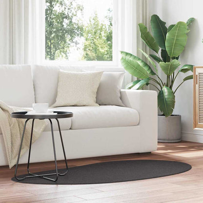 Tappeto HUARTE Antracite 80 x 150 cm Poliestere | homemem39