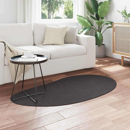 Tappeto HUARTE Antracite 80 x 150 cm Poliestere | homemem39