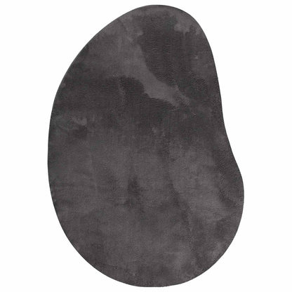 Tappeto HUARTE Antracite 80 x 150 cm Poliestere | homemem39