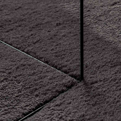 Tappeto HUARTE Antracite 80 x 150 cm Poliestere | homemem39