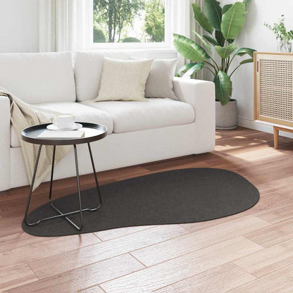 Tappeto HUARTE Antracite 80 x 150 cm Poliestere | homemem39