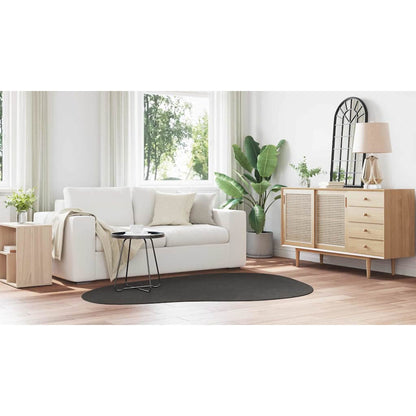 Tappeto HUARTE Antracite 140 x 200 cm Poliestere