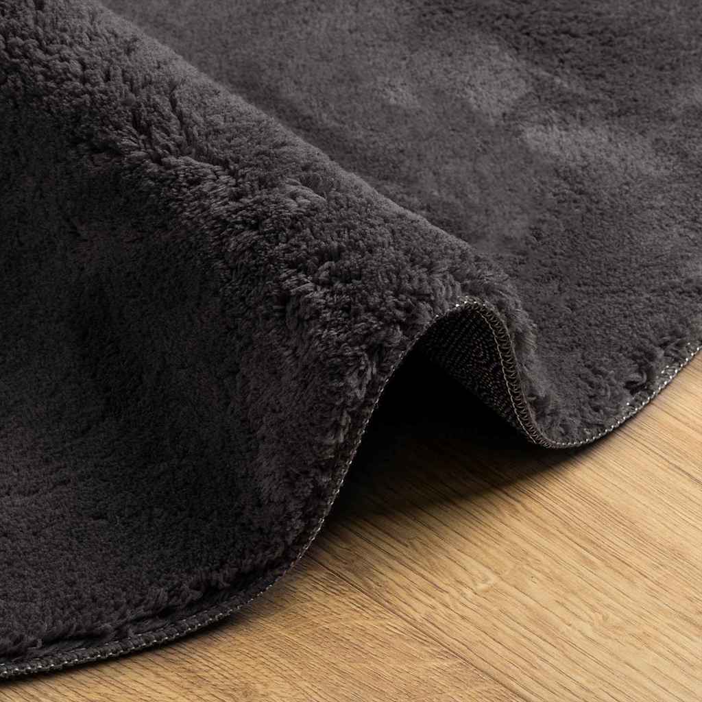 Tappeto HUARTE Antracite 160 x 230 cm Poliestere | homemem39