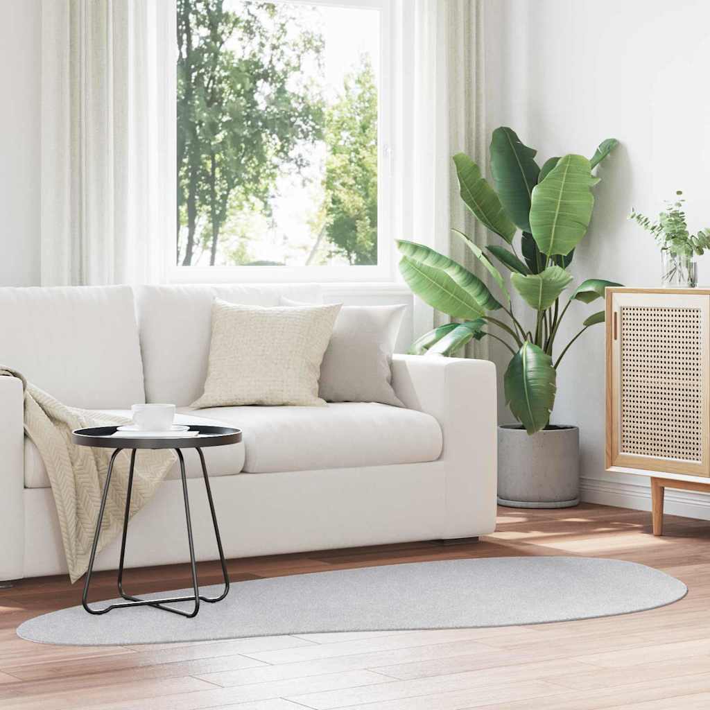 Tappeto HUARTE Grigio 100 x 200 cm Poliestere