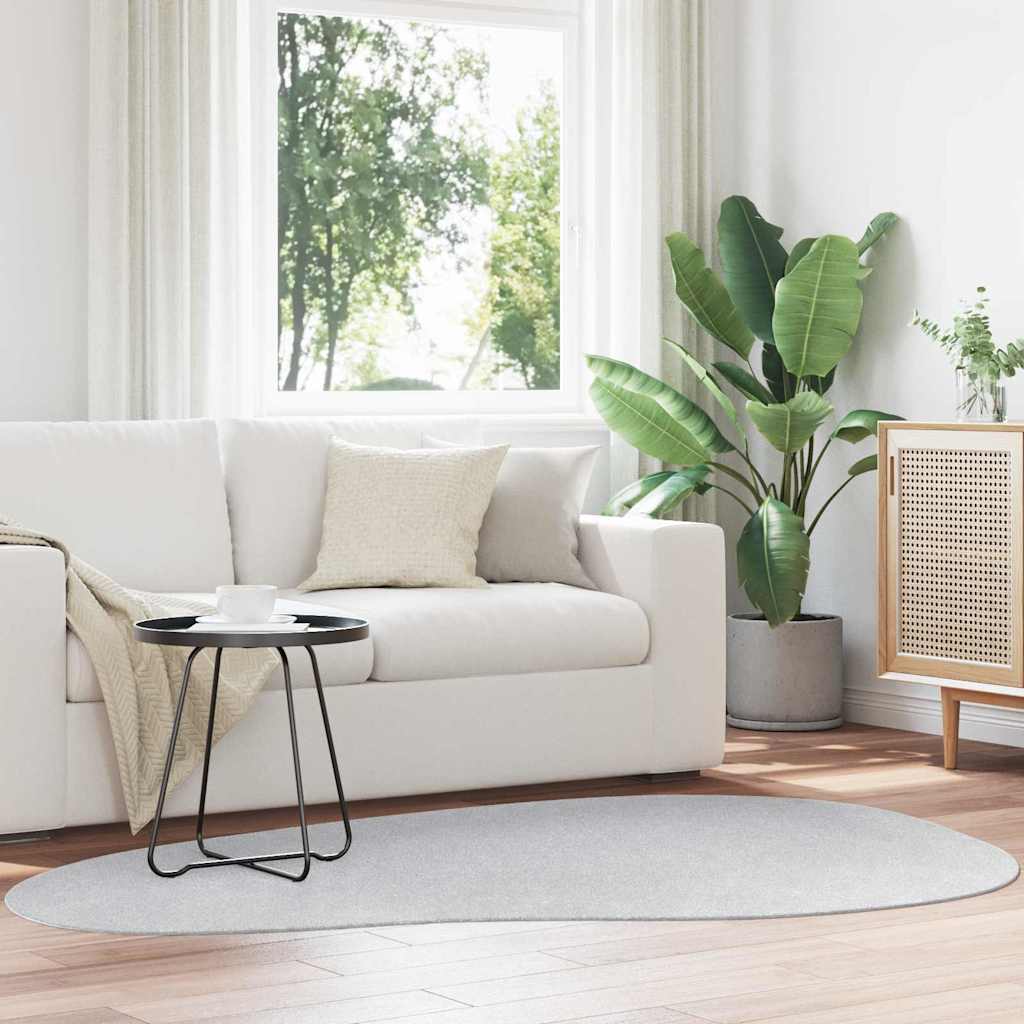 Tappeto HUARTE Grigio 140 x 200 cm Poliestere