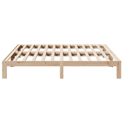 Giroletto senza Materasso 160x200 cm in Legno Massello di Pino