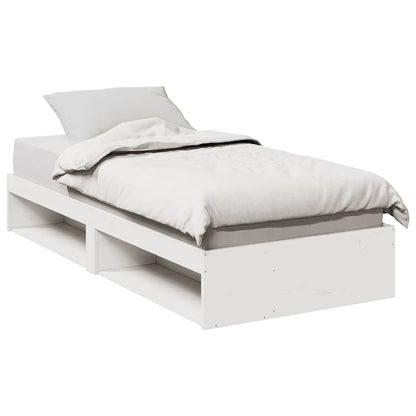 Dormeuse senza Materasso Bianca Legno Massello Pino