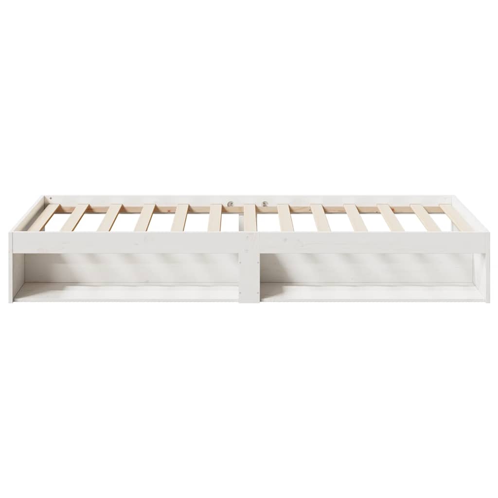 Dormeuse senza Materasso Bianca Legno Massello Pino