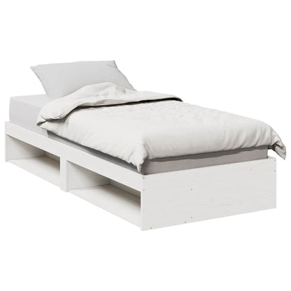 Dormeuse senza Materasso Bianca Legno Massello Pino