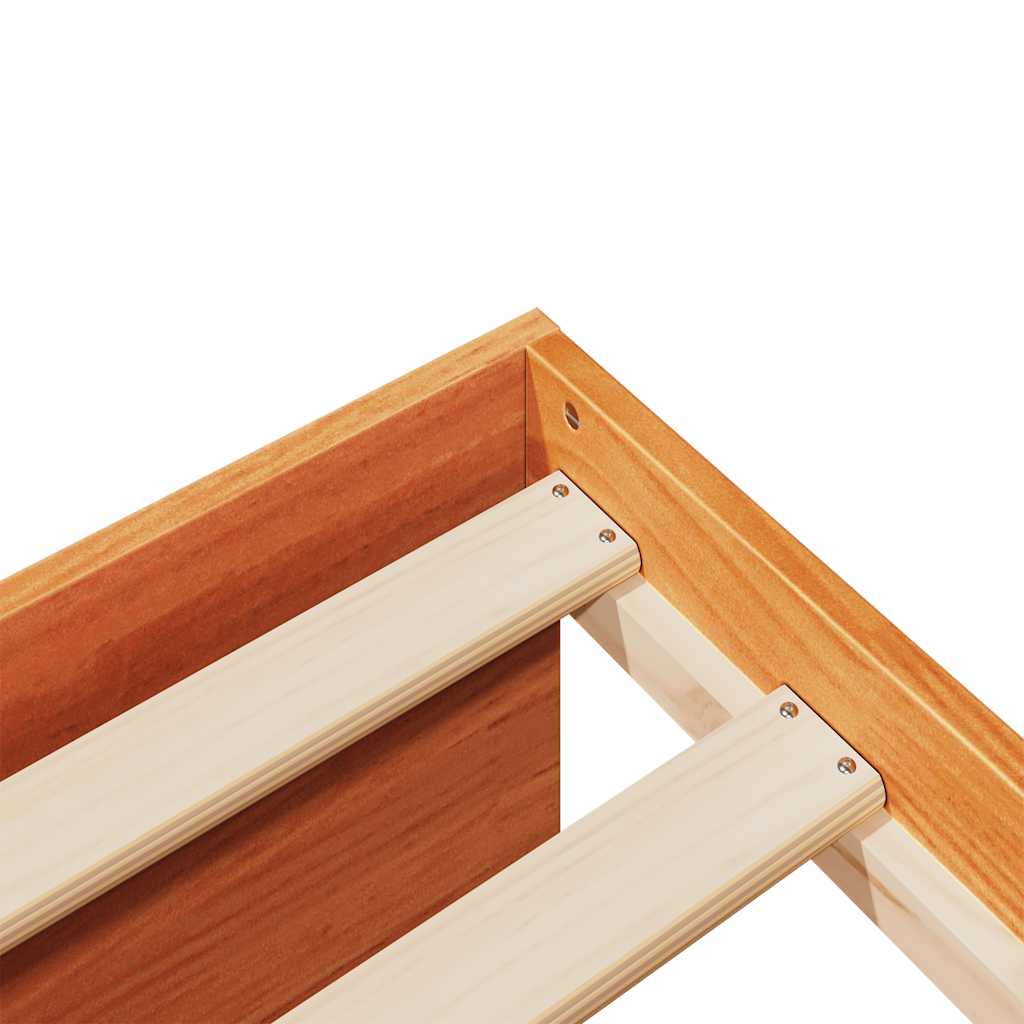 Dormeuse senza Materasso Marrone Cera 75x190 cm Legno di Pino - homemem39