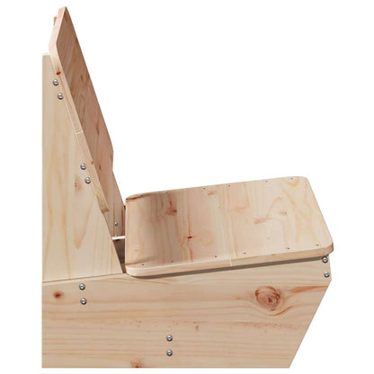 Sedie da Giardino 2 pz 60x64x70,5 cm Legno Massello di Pino - homemem39