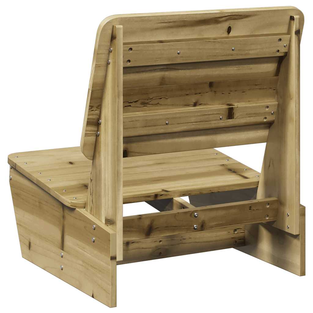 Sedie da Giardino 2 pz 60x64x70,5cm in Legno di Pino Impregnato - homemem39