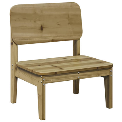 Sedia da Giardino 60x52,5x72 cm in Legno Impregnato di Pino - homemem39