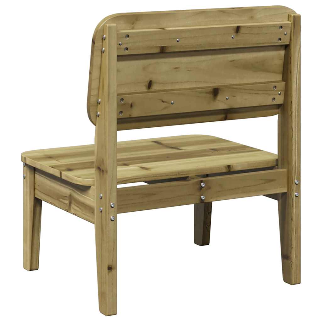 Sedie da Giardino 2 pz 60x52,5x72cm in Legno di Pino Impregnato - homemem39
