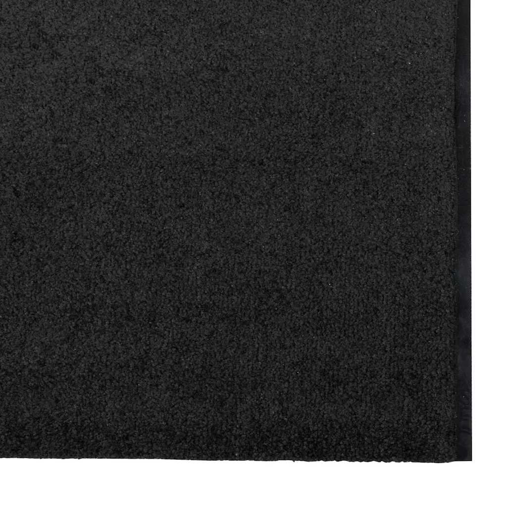 Tappetino Nero 120 x 350 cm 100% Poliammide | homemem39