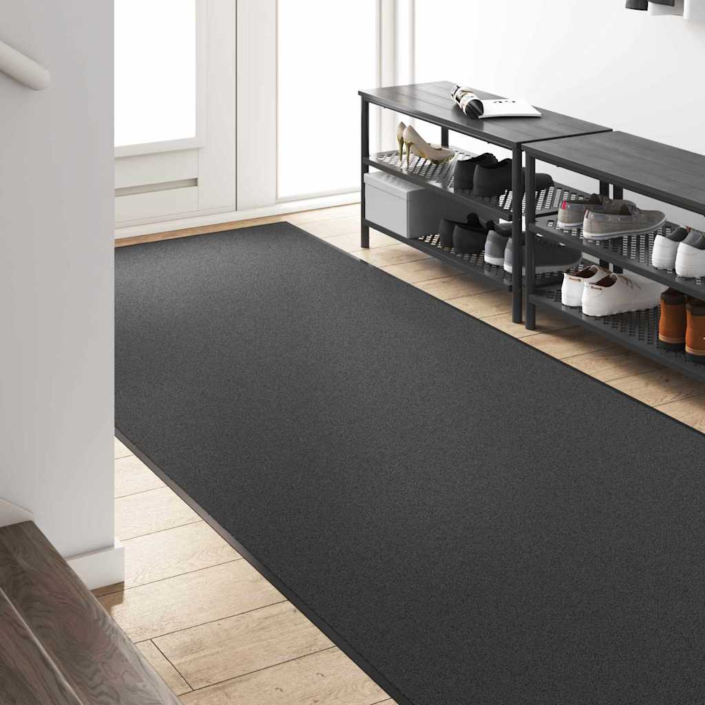 Tappetino Altro Antracite e Nero 120 x 250 cm Poliammide e PVC | homemem39