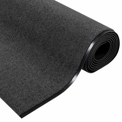 Tappetino Antracite e Nero 120 x 400 cm 100% Poliammide | homemem39