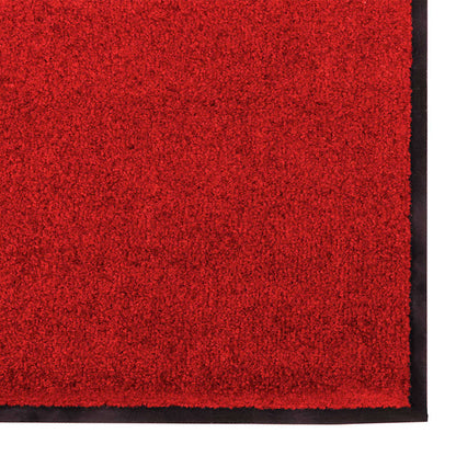 Tappetino Rosso e Nero 120 x 250 cm 100% Poliammide | homemem39