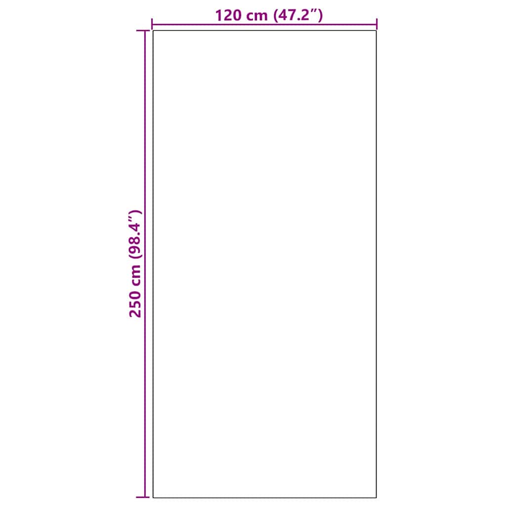Tappetino Rosso e Nero 120 x 250 cm 100% Poliammide | homemem39