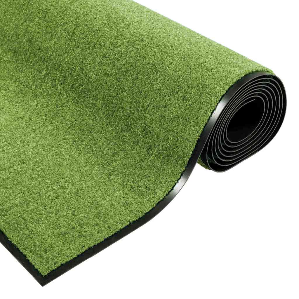 Tappetino Altro Verde e Nero 120 x 250 cm Poliammide e PVC | homemem39