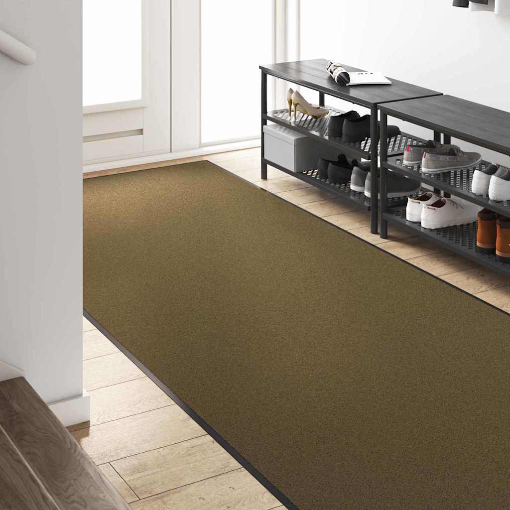 Tappetino Altro Marrone e Nero 120 x 300 cm Poliammide e PVC | homemem39