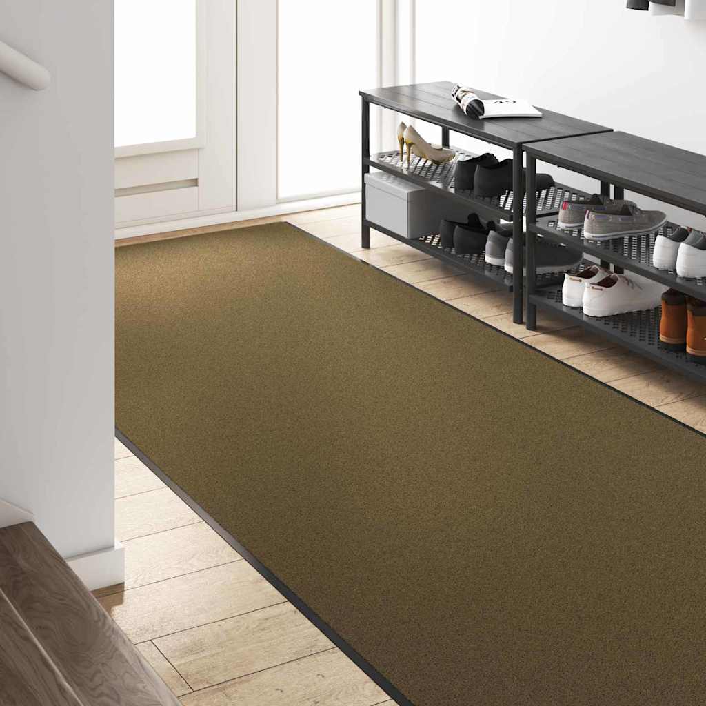 Tappetino Altro Marrone e Nero 120 x 350 cm Poliammide e PVC | homemem39