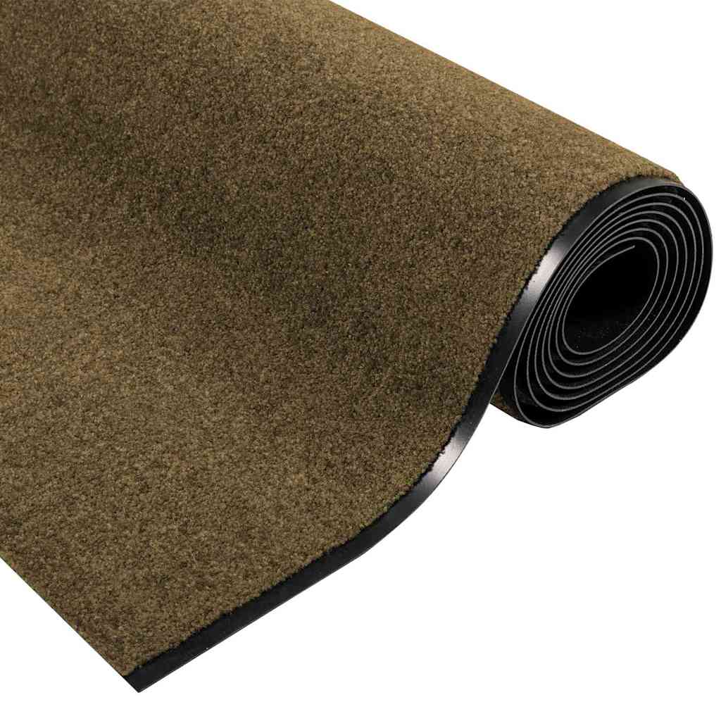 Tappetino Marrone e Nero 120 x 400 cm 100% Poliammide | homemem39