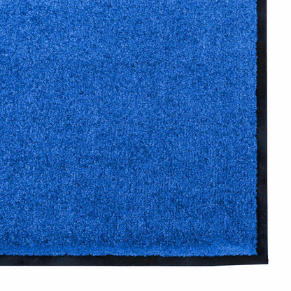 Tappetino Blu e Nero 120 x 250 cm 100% Poliammide | homemem39