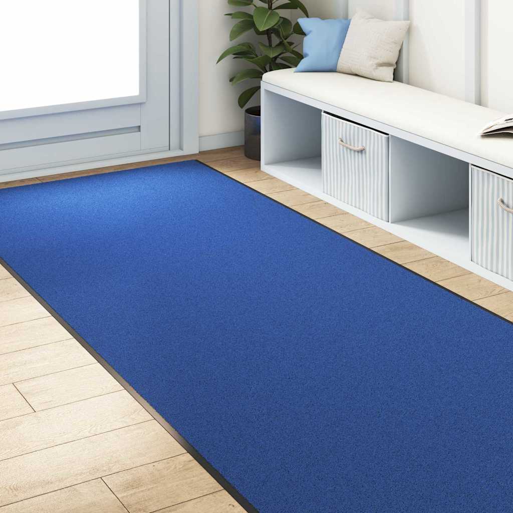 Tappetino Altro Blu e Nero 120 x 350 cm Poliammide e PVC | homemem39