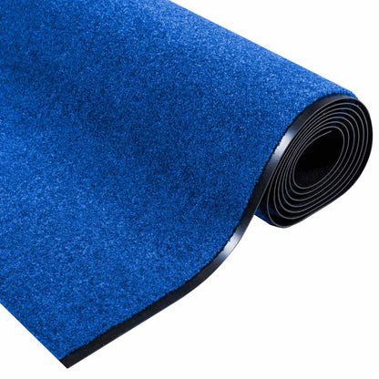Tappetino Blu e Nero 120 x 400 cm 100% Poliammide | homemem39