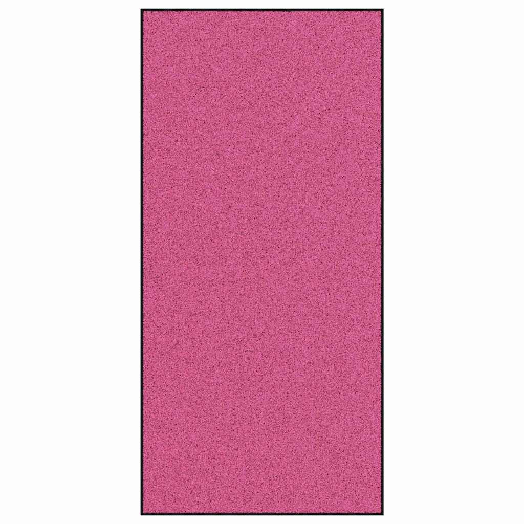 Tappetino Rosa e Nero 120 x 250 cm 100% Poliammide | homemem39
