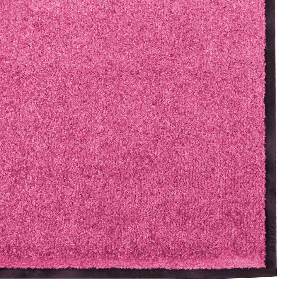 Tappetino Rosa e Nero 120 x 300 cm 100% Poliammide | homemem39