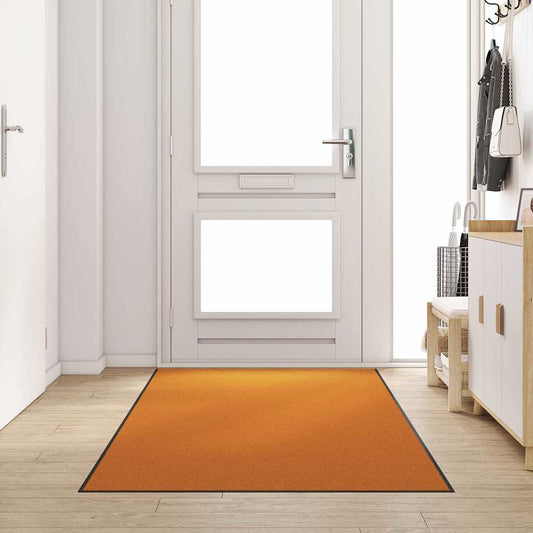 Tappetino Arancione e Nero 120 x 300 cm 100% Poliammide