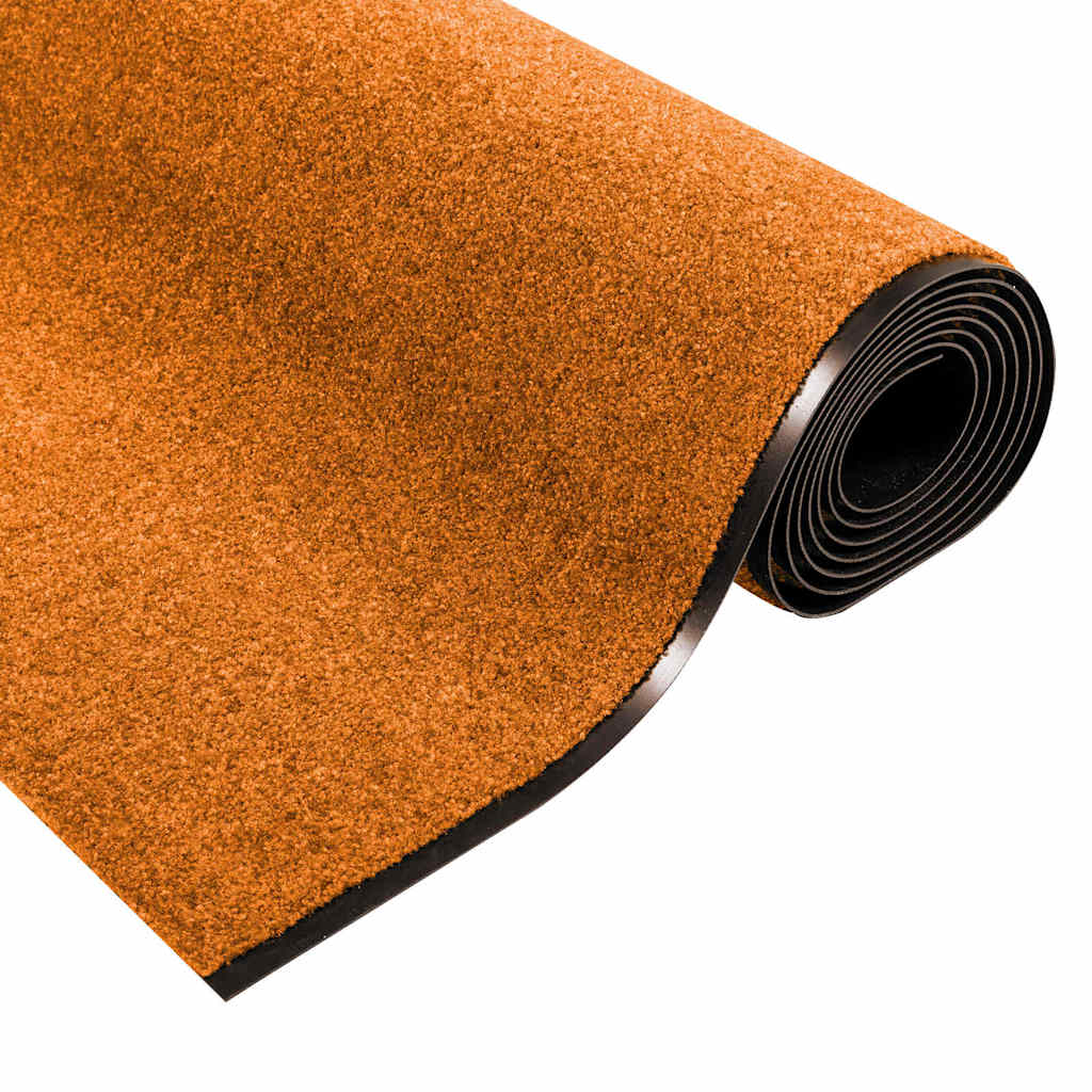 Tappetino Altro Arancione e Nero 120 x 400 cm Poliammide e PVC