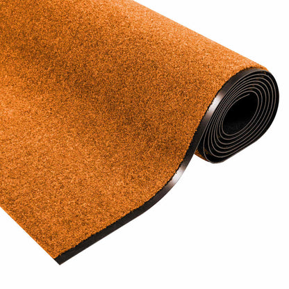 Tappetino Altro Arancione e Nero 120 x 400 cm Poliammide e PVC