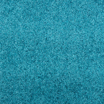 Tappetino Ciano e Nero 120 x 350 cm 100% Poliammide