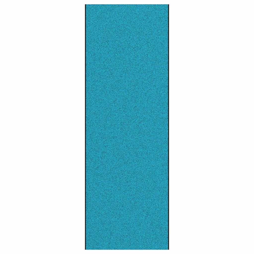 Tappetino Ciano e Nero 120 x 350 cm 100% Poliammide | homemem39