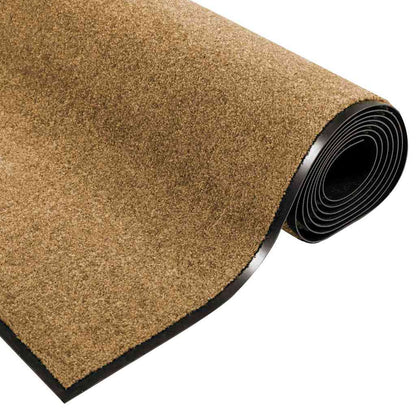 Tappetino Altro Crema e Nero 120 x 250 cm Poliammide e PVC | homemem39