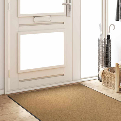 Tappetino Altro Crema e Nero 120 x 250 cm Poliammide e PVC