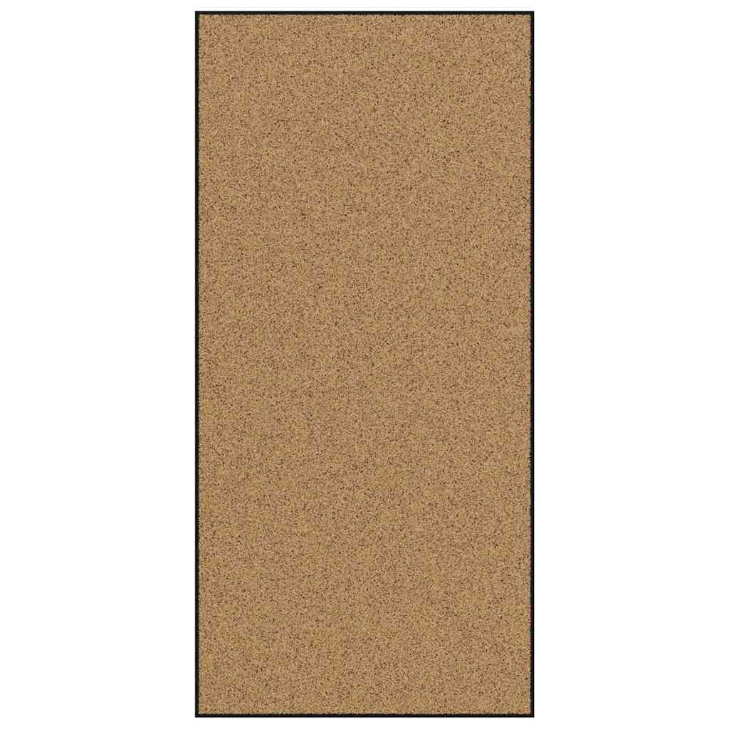 Tappetino Altro Crema e Nero 120 x 250 cm Poliammide e PVC