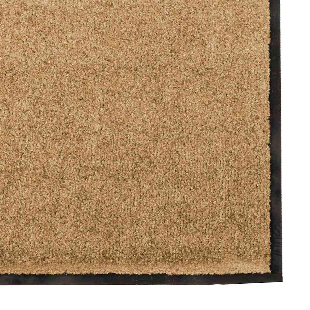 Tappetino Altro Crema e Nero 120 x 300 cm Poliammide e PVC