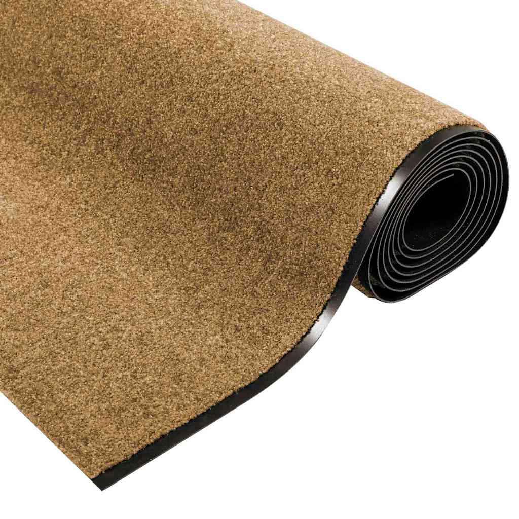 Tappetino Altro Crema e Nero 120 x 400 cm Poliammide e PVC | homemem39